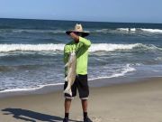 North Beach Campground, Sea mullets on bloodworms