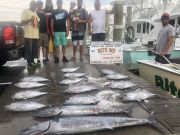 Bite Me Sportfishing Charters, Mess of Blackfin Tuna and a couple Wablyhoos