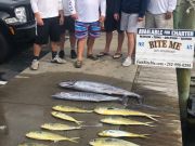 Bite Me Sportfishing Charters, wahoo and dolphin with new friends