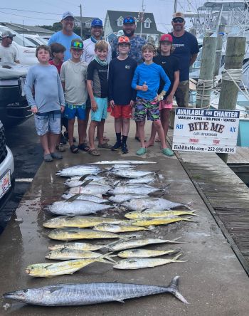 Bite Me Sportfishing Charters, 6th graders go offshore!