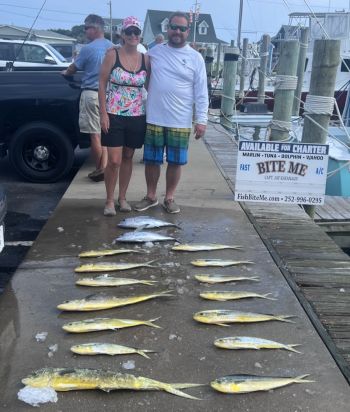 Bite Me Sportfishing Charters, Good friends and a good day