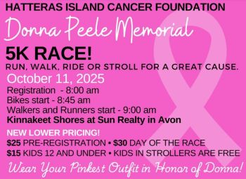 Hatteras Island Events, Hatteras Island Cancer Foundation: Donna Peele Memorial 5K