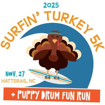 Hatteras Island Events, Surfin' Turkey 5K & Puppy Drum Run