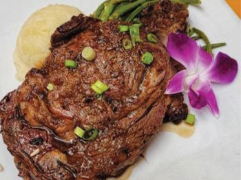 Rusty's Surf & Turf Restaurant on Hatteras Island, Kalbi Steak