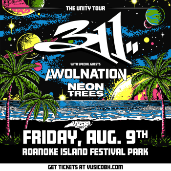2 Free Tickets! 311 w/ AWOLNATION & Neon Trees
