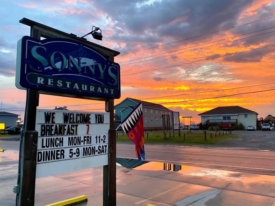 Gallery Sonny's Restaurant on the Hatteras Waterfront Outer Banks