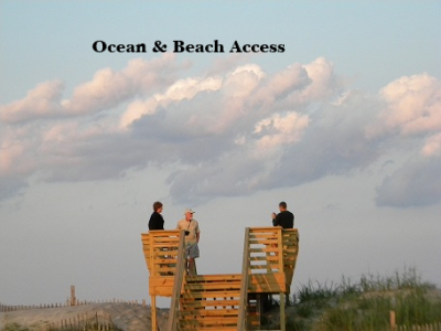 One of Camp Hatteras' many beach accesses