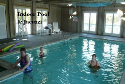 Indoor pool at Camp Hatteras
