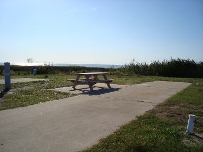 Picnic area at Camp Hatteras