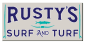 Logo for Rusty's Surf & Turf Restaurant